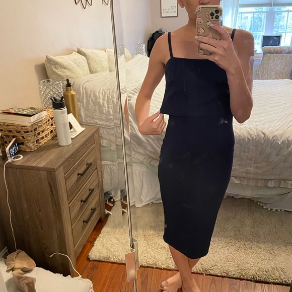 Navy blue dress - Picture 2 of 3